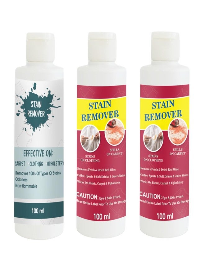 مجموعة مزيلات البقع من توفوس، تتضمن مزيل بقع سماوي وأحمر وأحمر | محلول تنظيف متعدد الأسطح للملابس والأقمشة والمفروشات (100 غرام لكل منها) - Image 1